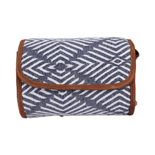 Load image into Gallery viewer, White Cylindrical Leather sling bag