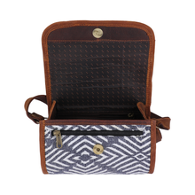 Load image into Gallery viewer, White Cylindrical Leather sling bag