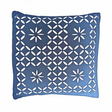 Load image into Gallery viewer, Handcrafted Barmer Petal Pattern Cushion Cover (Size-16"X16")