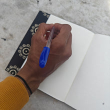 Load image into Gallery viewer, Hand-block Print Double Bound Upcycled Diary