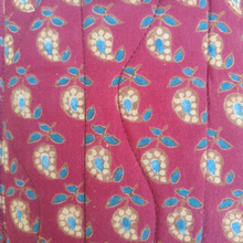 Load image into Gallery viewer, Maroon Hand-block Printed Mobile Sling Bag