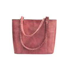 Load image into Gallery viewer, Red Leather Tote bag