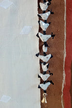 Load image into Gallery viewer, White Black Bell Tota White "30" Small Birds String