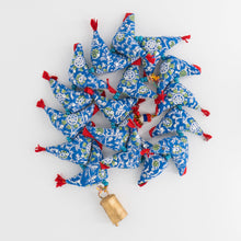 Load image into Gallery viewer, Blue White Bell Tota '17' Big Birds String