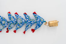 Load image into Gallery viewer, Blue White Bell Tota '17' Big Birds String