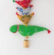 Load image into Gallery viewer, Multicoloured Bell Tota '35' Big Birds String with Parrot