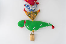Load image into Gallery viewer, Multicoloured Bell Tota '35' Big Birds String with Parrot