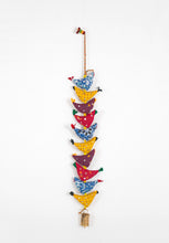 Load image into Gallery viewer, Multicolored Bell Tota '10' Big Birds String