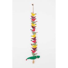 Load image into Gallery viewer, Multicoloured Bell Tota '35' Big Birds String with Parrot