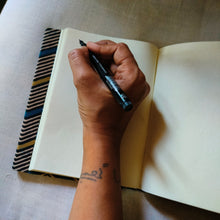 Load image into Gallery viewer, Hand-block Printed Double Bound Upcycled Diary