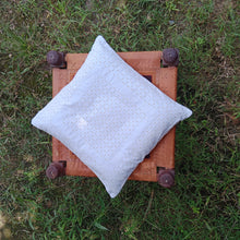 Load image into Gallery viewer, Chhirni Cut Applique on Organdy Cushion Cover (Size-16"X16")
