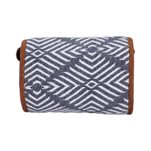 Load image into Gallery viewer, White Cylindrical Leather sling bag
