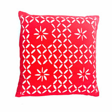 Load image into Gallery viewer, Handcrafted Barmer  Petal Pattern Cushion Cover (Size-16&quot;X16&quot;)
