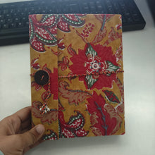 Load image into Gallery viewer, Multicolour Printed  Double Bound Upcycled Diary
