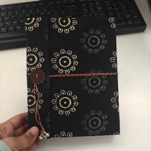Load image into Gallery viewer, Hand-block Print Double Bound Upcycled Diary
