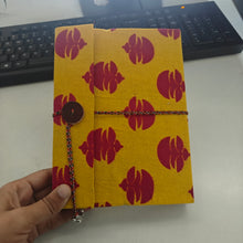 Load image into Gallery viewer, Hand-block Print Double Bound Upcycled Diary
