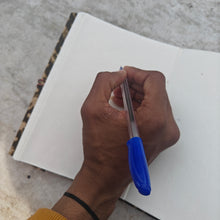 Load image into Gallery viewer, Printed Single Bound Upcycled Diary
