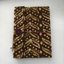 Load image into Gallery viewer, Printed Single Bound Upcycled Diary
