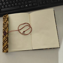 Load image into Gallery viewer, Printed Single Bound Upcycled Diary
