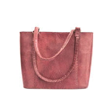 Load image into Gallery viewer, Red Leather Tote bag
