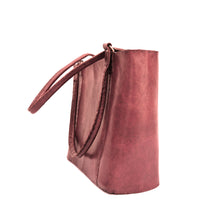 Load image into Gallery viewer, Red Leather Tote bag
