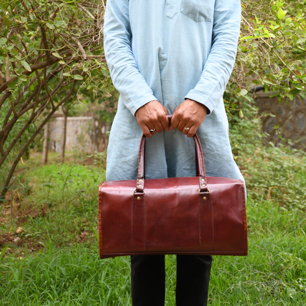 Leather Duffle Bag