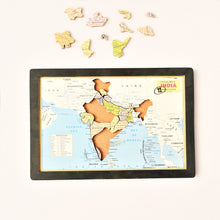Load image into Gallery viewer, India Wooden Map
