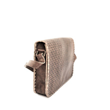 Load image into Gallery viewer, Brown Embossed leather sling bag
