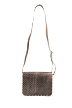 Load image into Gallery viewer, Brown Embossed leather sling bag
