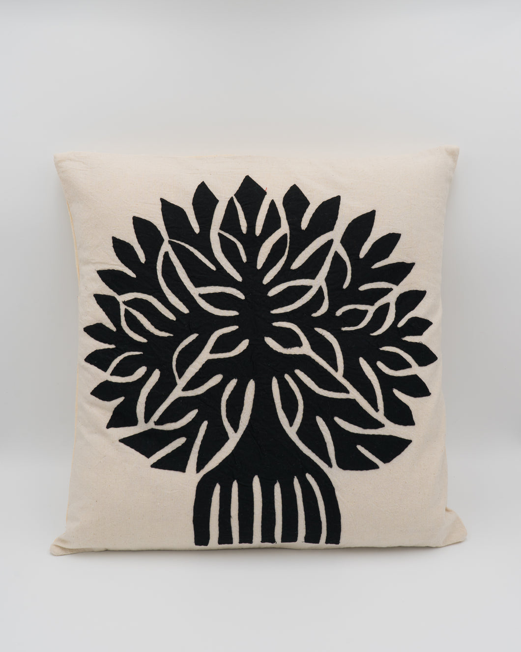 Black Tree of Life Cushion Cover (Size-16