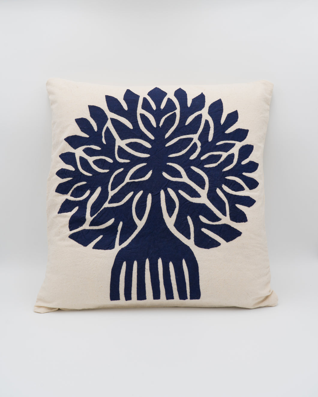 Blue Tree of Life Cushion Cover (Size-16