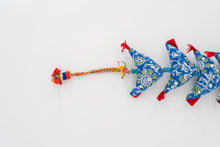 Load image into Gallery viewer, Blue White Bell Tota &#39;17&#39; Big Birds String
