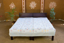 Load image into Gallery viewer, Chandwa Barmer Applique on Organdy Double Bedspread
