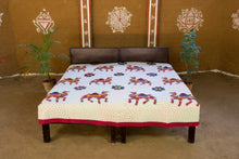 Load image into Gallery viewer, Camel Barmer Applique Bedspread
