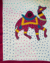 Load image into Gallery viewer, Camel Barmer Applique Bedspread
