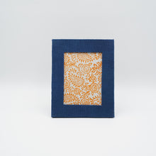 Load image into Gallery viewer, Blue Handcrafted Upcycled Single Photo Frame
