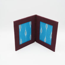 Load image into Gallery viewer, Brown Handcrafted Upcycled Double Photo Frame
