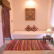 Load image into Gallery viewer, Katran Handwoven Cotton Rug (2.5x8 ft.)
