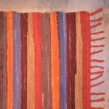 Load image into Gallery viewer, Multicolour Jawaja Handwoven Cotton Rug (4X6 ft.)
