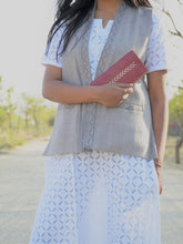 Load image into Gallery viewer, Red two fold leather wallet
