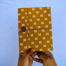 Load image into Gallery viewer, Hand-block Printed Double Bound Upcycled Diary
