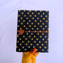 Load image into Gallery viewer, Hand-block Printed Double Bound Upcycled Diary
