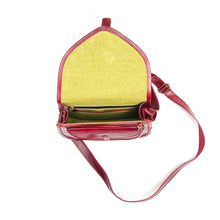 Load image into Gallery viewer, Red Leather sling bag
