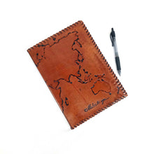 Load image into Gallery viewer, Brown  Leather Bound Diary
