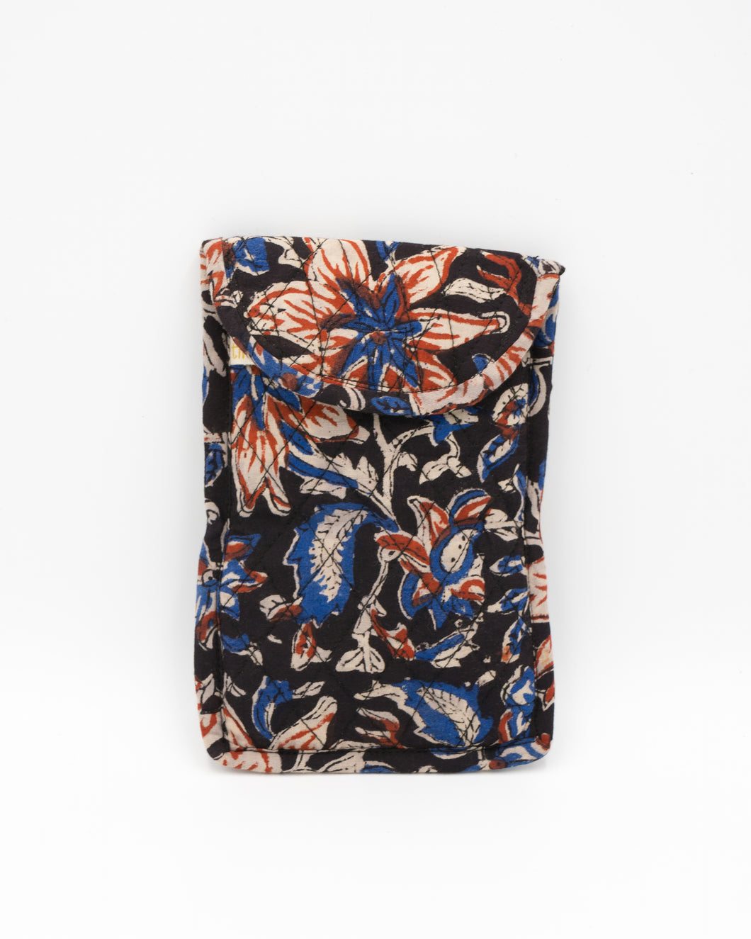 Multi color Hand-block Printed Mobile Sling Bag